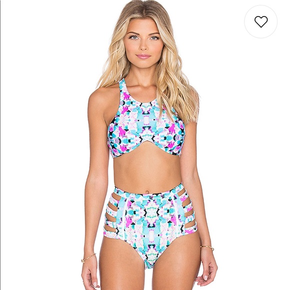 6 Shore Road Panama floral bikini Diablo